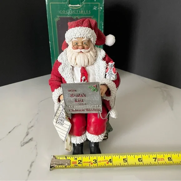 The New Millenium Santa - Computer Working Santa - Fabriche by Kurt Adler - Picture 10 of 12